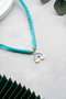 Heliophilia Silver Collar KL-0865 Multicolor con Colgantes Arco Iris y Piedra